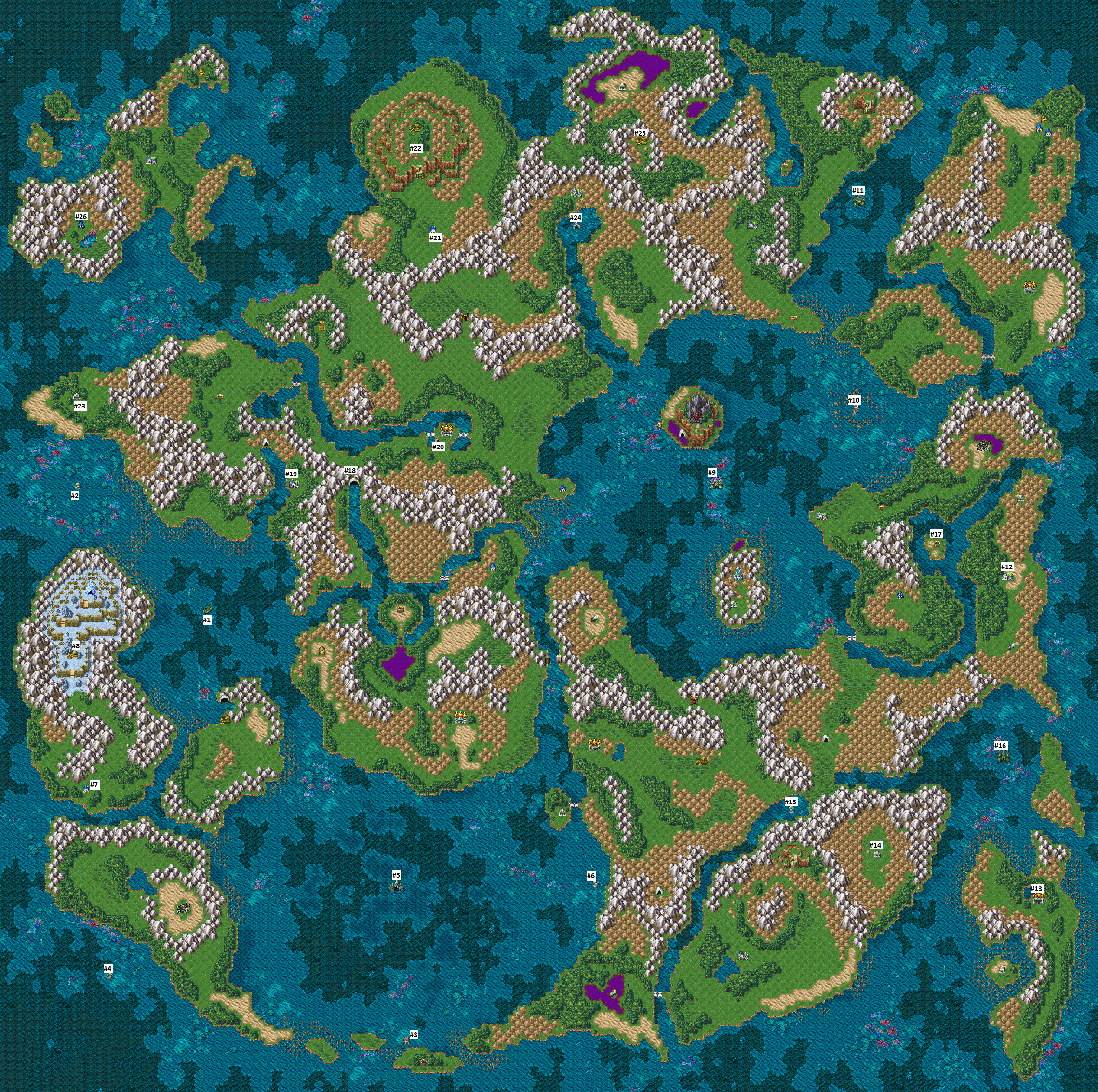 Dragon Quest 6 Real World Map Locations